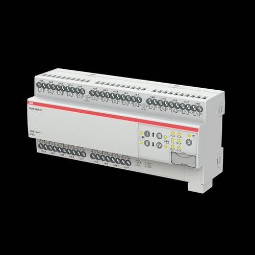 SAH/S24.16.7.1 ABB Schalt-/Jalousieaktor KNX 24-Fach 16A Produktbild Additional View 1 L