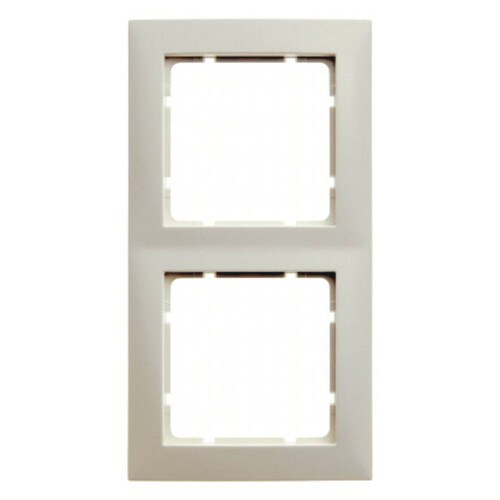 10128982 Berker Rahmen 2fach S.1 weiss glänzend Produktbild Additional View 1 L