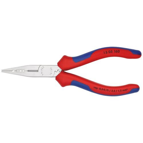 1305160 Knipex Verdrahtungszange 160mm verchromt 0,5-0,75/1,5/2,5 Produktbild Additional View 9 L