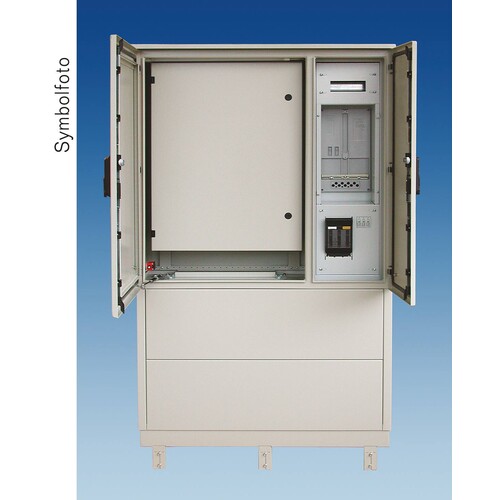 SISD1250ZL Era Schrak ohne Innenschrank Alu IP54 bxhxt=1100x1250x350mm m.EVU-T. Produktbild Additional View 1 L