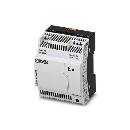 2868651 PHOENIX STEP-PS/ 1AC/24DC/2.5 Stromversorgung Produktbild Additional View 2 L