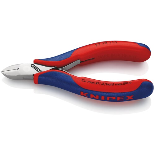 7712115 Knipex Elektronik Seitenschneide 115mm spiegelpoliert Produktbild Additional View 3 L