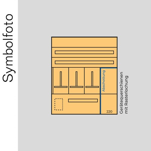 ED5SV ERA Zählerverteilereinsatz+Schwach stromfeld bxhxt=916x1150x155mm Produktbild Additional View 1 L