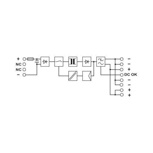 2866284 PHOENIX Contact Mini PS Prim.12-24V/DC Sec. 24V/DC 1A Produktbild Additional View 2 L