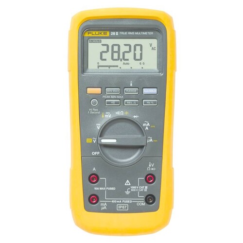 FLUKE-28II FLUKE INDUSTRIE-MULTIMETER TRMS IP67 Produktbild Additional View 1 L