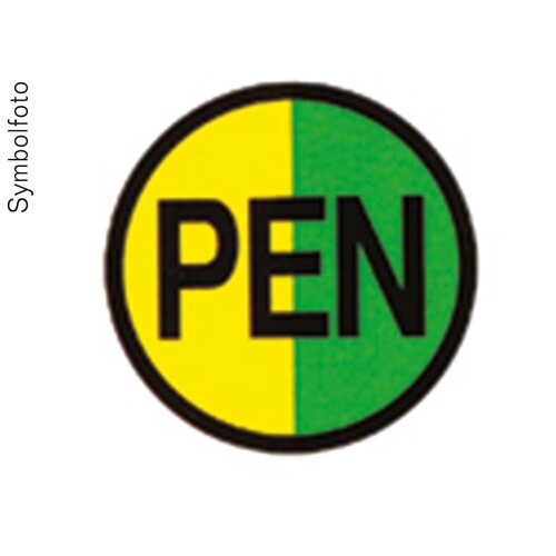 BSAPEN ERA Beschriftungsaufkleber PEN ru nd Dm=20mm, gelb/grün Produktbild Additional View 1 L