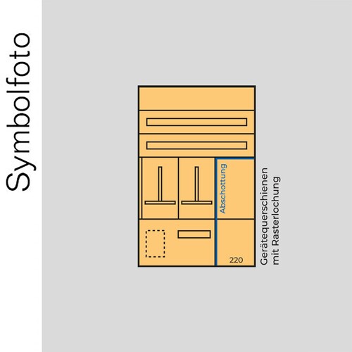 EC5SV ERA Zählerverteilereinsatz +Schwac hstromfeld bxhxt=696x1150x155mm Produktbild Additional View 1 L