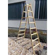 H1118 Schurrer Holz Doppelleiter 11 Sprossig ÖNORM Produktbild front S