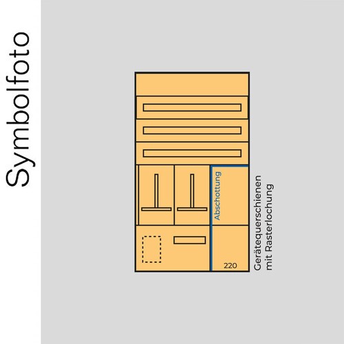 EC6SV ERA Zählerverteilereinsatz +Schwac hstromfeld bxhxt=696x1300x155mm Produktbild Additional View 1 L