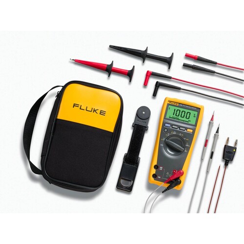 3947719 FLUKE 179 EDA2 MULTIMETER SET Electronik Combo Kit Tasche,Temp.FÃŒhler, Produktbild Additional View 1 L