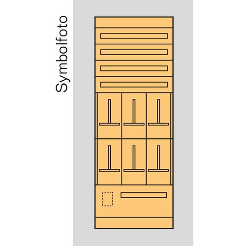 EC9 OÖ Zählerverteilereinsatz OÖ 696x1900x155mm Produktbild