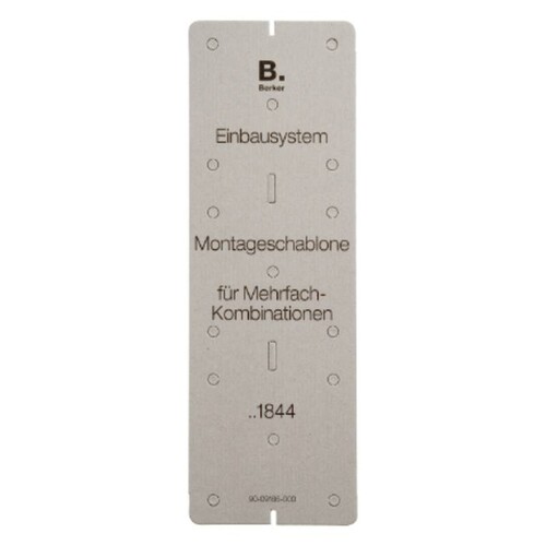 91844 BERKER INTEGRO MONTAGESCHABLONE Produktbild Additional View 1 L