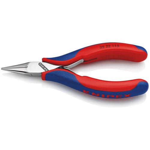 3522115 Knipex Elektronik-Greifzange flach-rund 115mm Produktbild Additional View 4 L