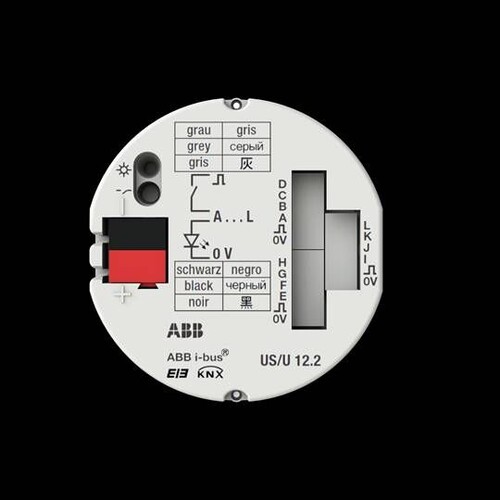 US/U 12.2 ABB KNX Universal-Schnitt- Stelle 12-Fach UP Produktbild Additional View 1 L