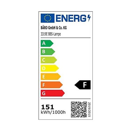 64082 Scharnberger UV Bäro Lamp 3319E G12 150 Watt für Lebensmit. Produktbild Additional View 1 L