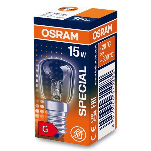 310282 Osram SPC.T26/57 CL 15W E14 Spezialglühlampe 230V FS1 EEI:E Produktbild Additional View 4 L