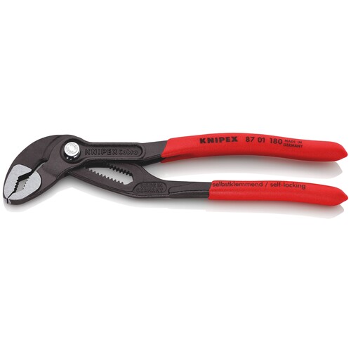 8701180 KNIPEX Rohr-Wasserpumpenzange Cobra 180mm Produktbild Additional View 7 L