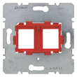 454101 BERKER Tragring 2fach mit roter Aufnahme für Modular Jacks Produktbild Additional View 1 S