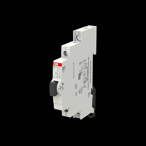 E215-16-11F Taster 16A,sw,1S/1Ö,9mm ABB Taster E215-16-11F sw 1S/1Ö,9mm Produktbild Additional View 1 L