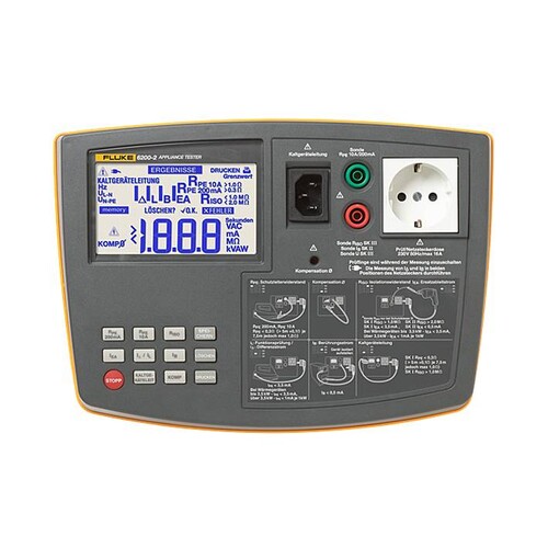 4325034 FLUKE 6200-02 Gerätetester im Koffer ÖVE/ÖNORM 8701 VDE 0702 manuell Produktbild Additional View 1 L