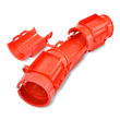 14364 DIETZEL KSHRB 160/150 RT Kabelhalb schalen-Bogenelement rot Plastag PE-HD Produktbild Additional View 1 S