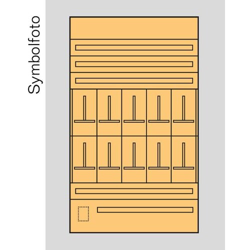 EE9S Era Zählerverteilereinsatz Sbg. bxhxt=1136x1900x155mm Produktbild Additional View 1 L