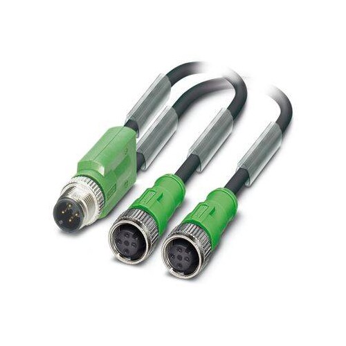 1510722 Phoenix Sensor/Aktor-Kabel SAC-4P-M12Y/2x0,3-PUR/M12FS Produktbild Additional View 2 L