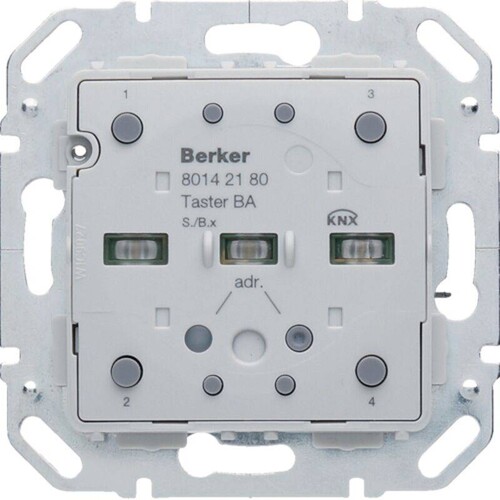 80142180 Berker KNX BCU S.1/B.x Tastsensormodul 2fach Produktbild Additional View 1 L