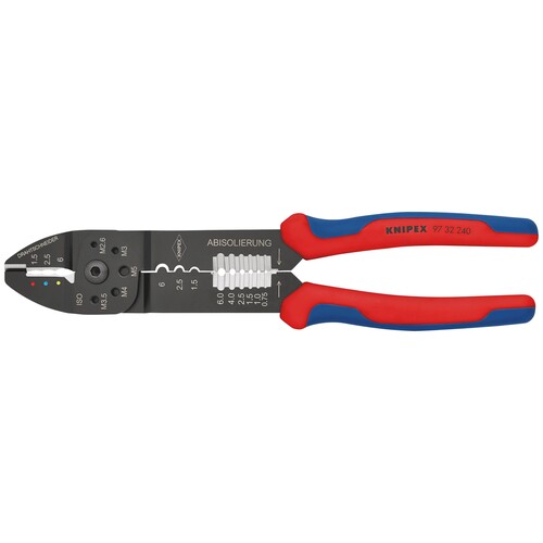 9732240 Knipex Crimpzange für isolierte Kabelschuhe 1,5-6mm² Produktbild Additional View 7 L