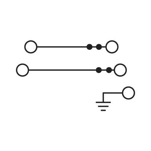 3076029 Phoenix UTI 2,5 PE/L/L Installationsschutzleiterklemme Produktbild Additional View 2 L