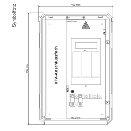 HASU1T1 Era UP-Hausanschlusskasten Sbg. mit NHT1 Efen  IP44 Produktbild