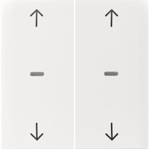 80961389 Berker BERKER KNX S.1 Abdeckung für Tastsensor Modul mit Pfeile 2fach p Produktbild Additional View 1 L