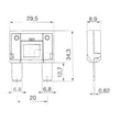 61665 Scharnberger+H. KFZ Flachsicherung 8,9x29,5mm 32V 80A Produktbild Additional View 1 S