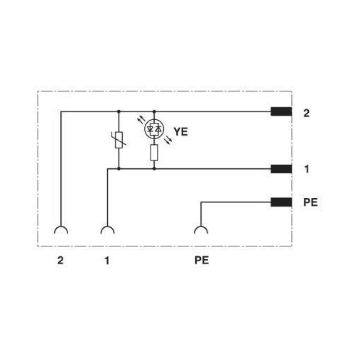 1452165 Phoenix SACC VB 3CON M16/A 1L SV 230V Produktbild Additional View 2 L