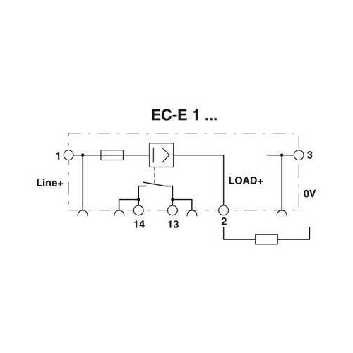 0903029 Phoenix EC E1 8A Elektronischer Geräteschutzschalter Produktbild Additional View 2 L