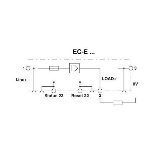 0903043 Phoenix EC E  2A DC24V Elektronischer Geräteschutzschalter Produktbild Additional View 2 L