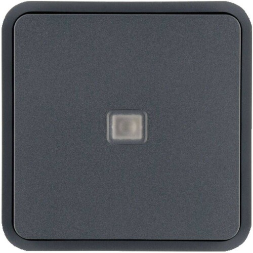 30863545 Berker BERKER KNX W.1 Wippe für Taster BA 1fach mit Linse grau Produktbild Additional View 1 L