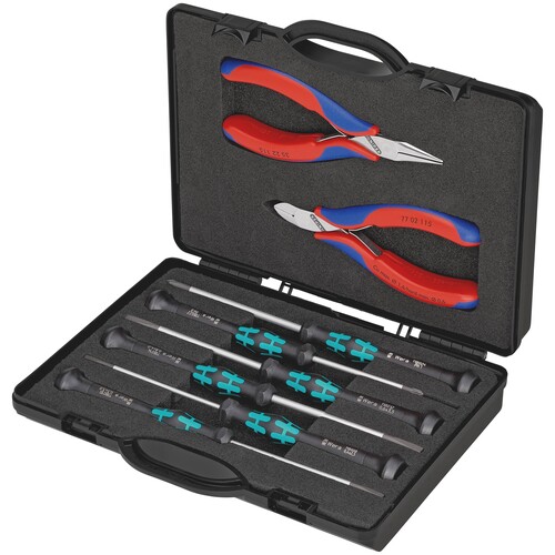 00 20 18 Knipex Elektronik Werkzeug-Set Produktbild Additional View 1 L