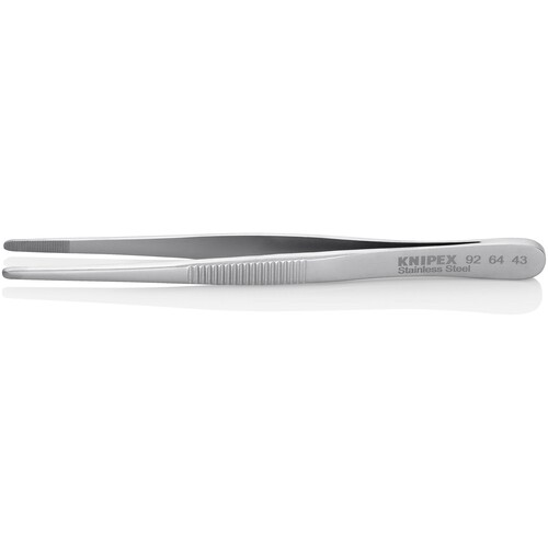 92 64 43 Knipex Präzisionspinzette, stumpfe Form Produktbild Additional View 2 L