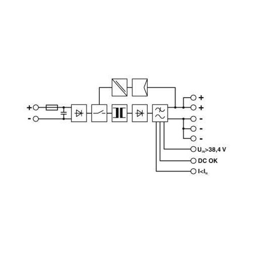 2320144 Phoenix QUINT PS/48DC/24DC/ 5 DC/DC-Wandler Produktbild Additional View 2 L