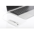 DA-70243 Digitus USB Hub  3x USB+SD+MicroSD USB Typ C Anschluß, Alum Produktbild Additional View 1 S