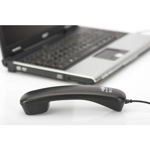 DA-70772 Digitus SKYPE USB Telefonhörer Internettelefon Produktbild Additional View 1 L