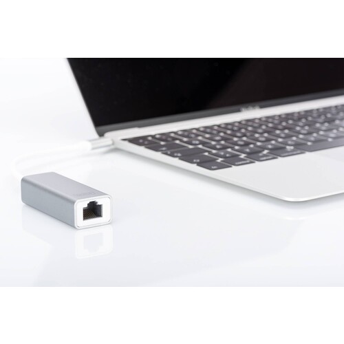 DN-3024 Digitus USB3.0 Typ C Giga.Eth.Adapter USB C Male, 10/100/100 Produktbild Additional View 2 L