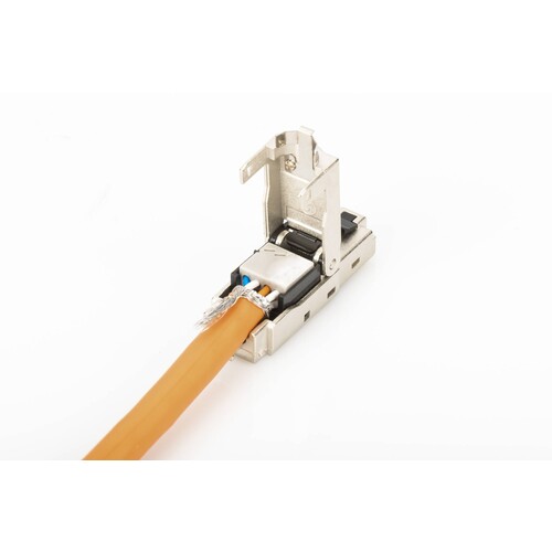 DN-93631 Digitus RJ45 Stecker für Verlegekabel AWG 22 27, 10Gbit, PoE+ Produktbild Additional View 4 L