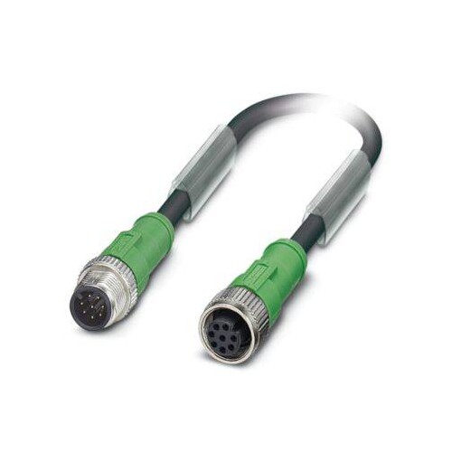 1529166 Phoenix SAC 8P M12MS/ 5,0 PUR/M12FS Sensor-/Aktor-Kabel Produktbild Additional View 2 L