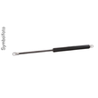 GASD305-10 ERA Gasdruckdämpfer 100N L=305mm, Hub=125mm, Gelenkauge Dm=6,2mm Produktbild 1 S