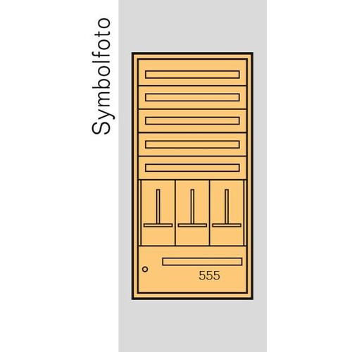 EC7ST1 ERA Zählerverteilereinsatz Steiermark, bxhxt=696x1500x155mm, Metal Produktbild Additional View 1 L