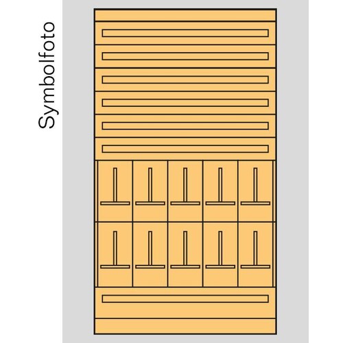 EE10K ERA Zählerverteilereinsatz Kärnten, bxhxt=1136x2100x155mm, Metall  Produktbild Additional View 1 L