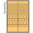 EF10W ERA Zählerverteilereinsatz Wien, bxhxt=1392x2100x175mm, Metall RAL7035 L Produktbild Additional View 1 S