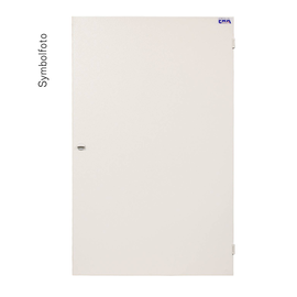 TÜRC2 ERA Verteilertüre inkl. Scharniere Stahl RAL7035 Lichtgrau grobstruktur Produktbild front M